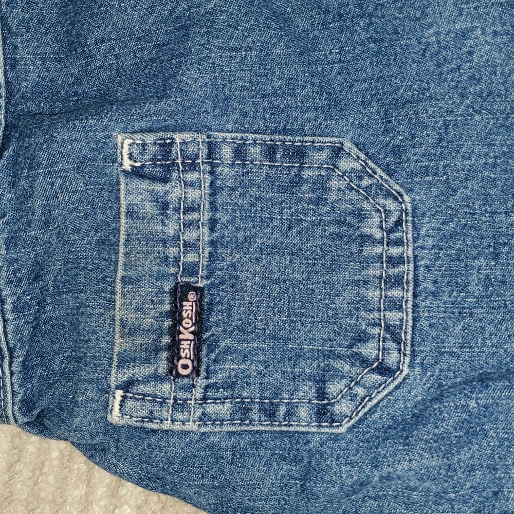 5 for $25 | Vintage OshKosh Medium Wash Denim Skort - Picture 2 of 15